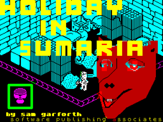 Holiday in Sumaria title screen for ZX Spectrum